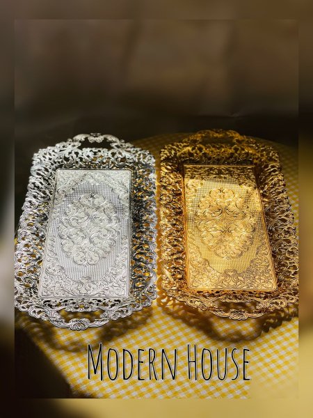 صينية نحاس مزخرفة